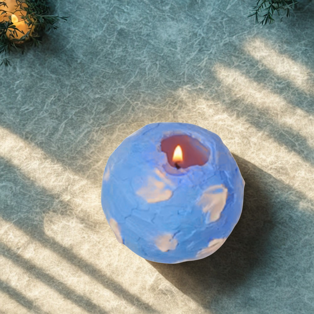 Bougie Relaxation Spirale - Fait Main
