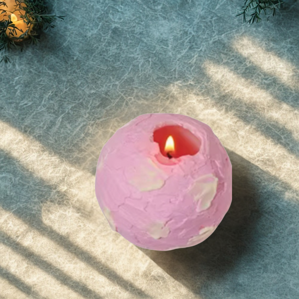 Bougie Relaxation Spirale - Fait Main